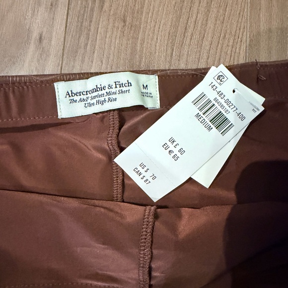 Abercrombie Brown Crocodile Pattern Skort - Picture 2 of 2